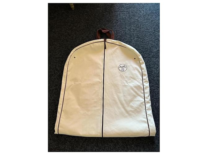 Hermès Copertura da viaggio Bianco sporco - vista 15