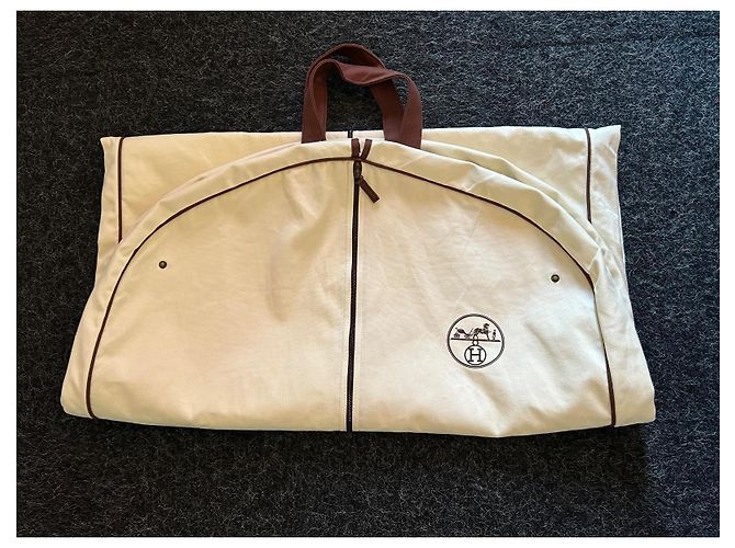 Hermès Copertura da viaggio Bianco sporco - vista 16