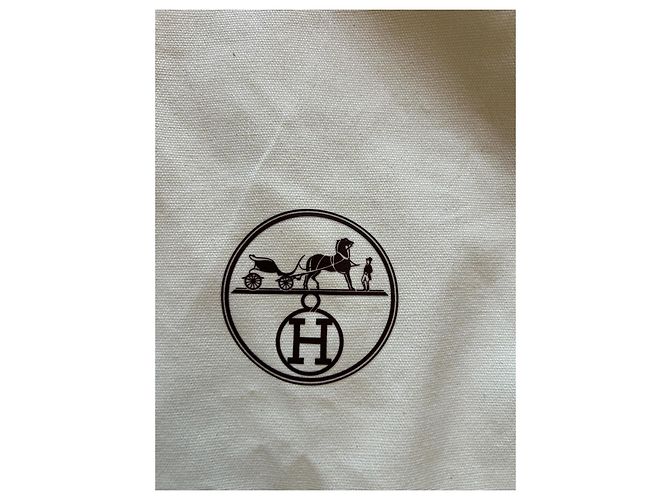 Hermès Copertura da viaggio Bianco sporco - vista 3