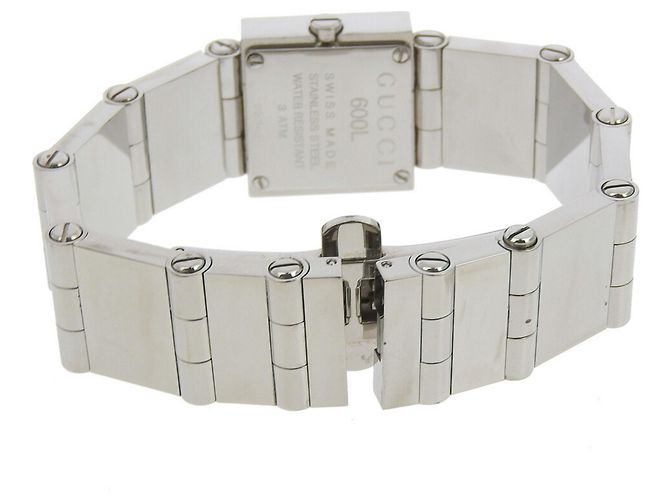 Reloj de pulsera de acero inoxidable quartz Gucci 600L - vista 5