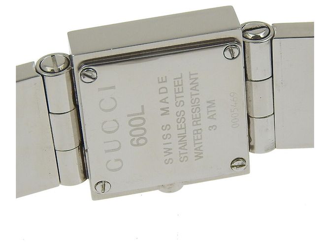 Reloj de pulsera de acero inoxidable quartz Gucci 600L - vista 7