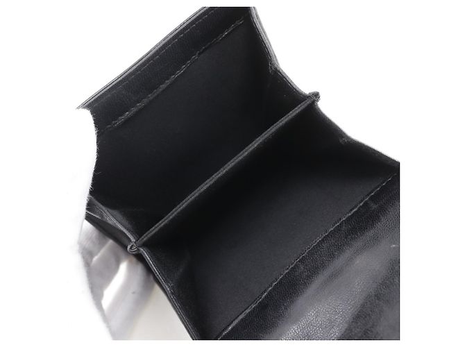 Portafoglio bi-fold Icon Line di Chanel Nero - vista 8