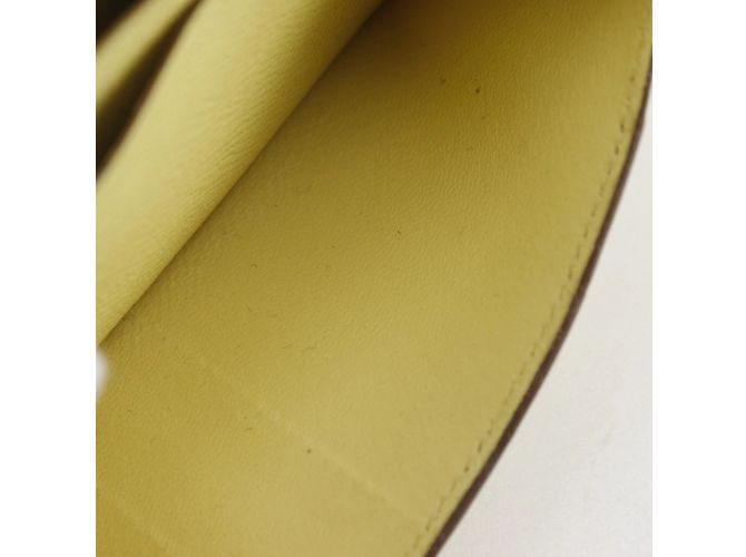 Hermès Cartera larga de cuero Epsom amarilla de Hermes Amarillo - vista 10