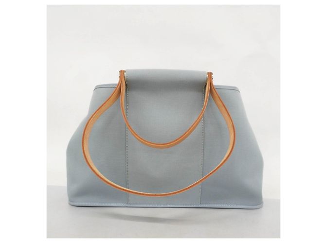 Hermès Borsa Tote Hermes Cabag Elan PM Blu chiaro - vista 14