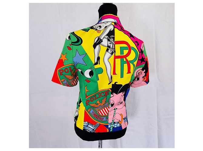Versace Jeans Couture Vintage Versace Betty Boop Jacke 1991 Mehrfarben - Ansicht 2