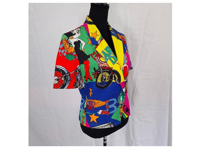 Versace Jeans Couture Vintage Versace Betty Boop Jacke 1991 Mehrfarben - Ansicht 4