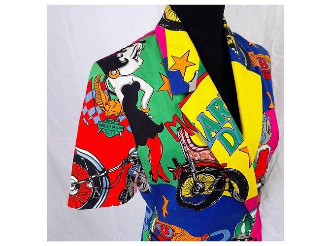 Versace Jeans Couture Vintage Versace Betty Boop Jacke 1991 Mehrfarben - Ansicht 5