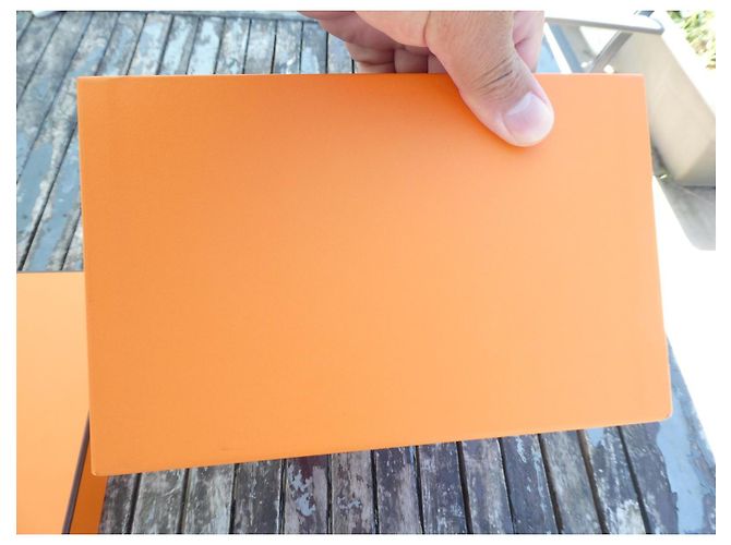 vollständiges Set blaue Box für Hermès mini Kelly kostbare Handtasche Orange Marineblau - Ansicht 8