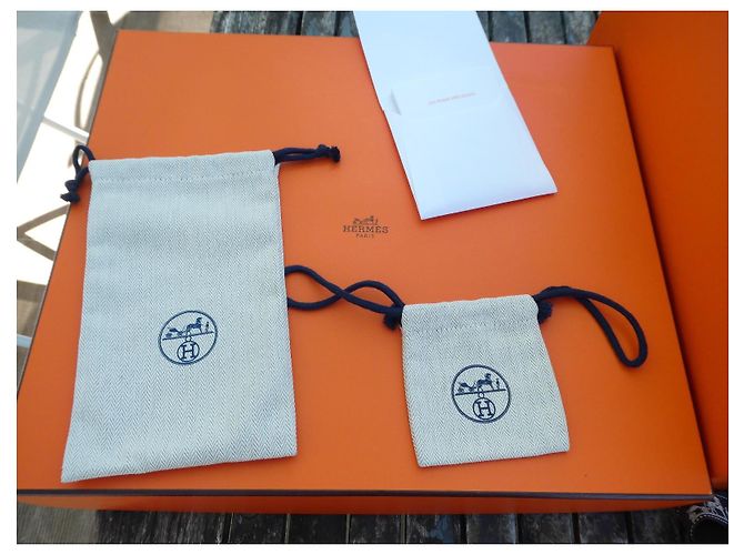 Hermès conjunto completo de caja para mini kelly precioso Naranja Azul marino - vista 4