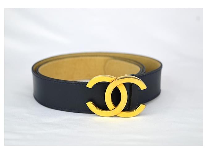 LEDERGÜRTEL MIT CC-SCHNALLE CHANEL Golden Marineblau - Ansicht 10