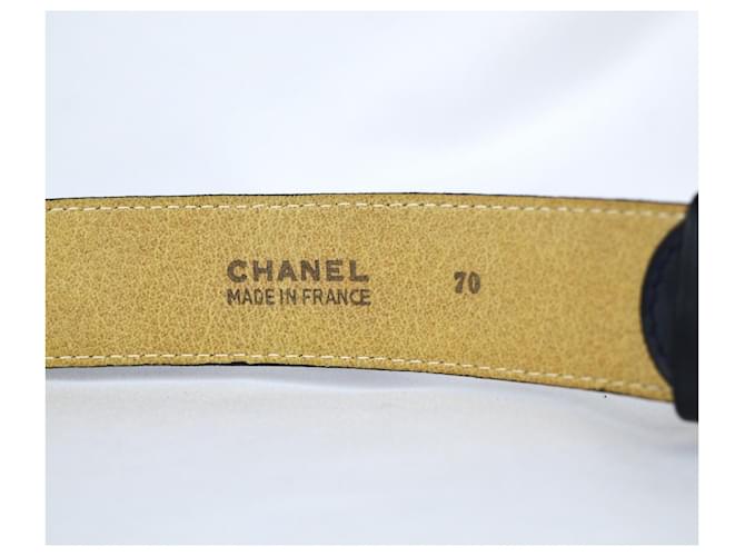 LEDERGÜRTEL MIT CC-SCHNALLE CHANEL Golden Marineblau - Ansicht 4
