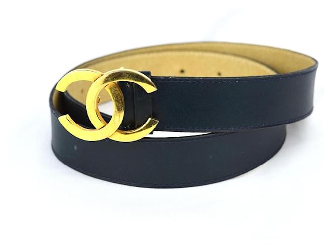 LEDERGÜRTEL MIT CC-SCHNALLE CHANEL Golden Marineblau - Ansicht 7