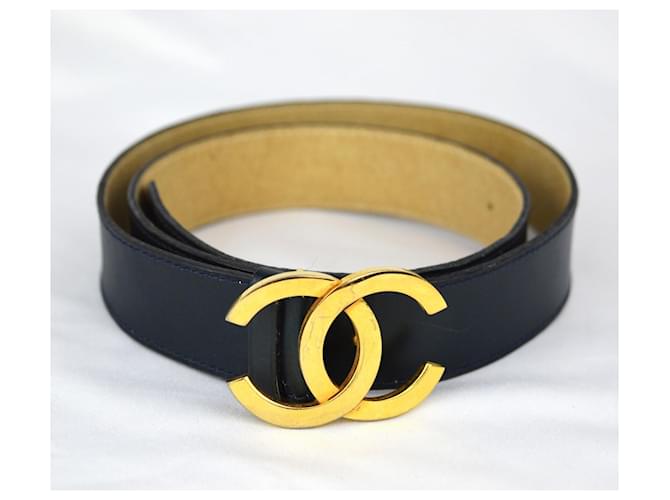 LEDERGÜRTEL MIT CC-SCHNALLE CHANEL Golden Marineblau - Ansicht 8