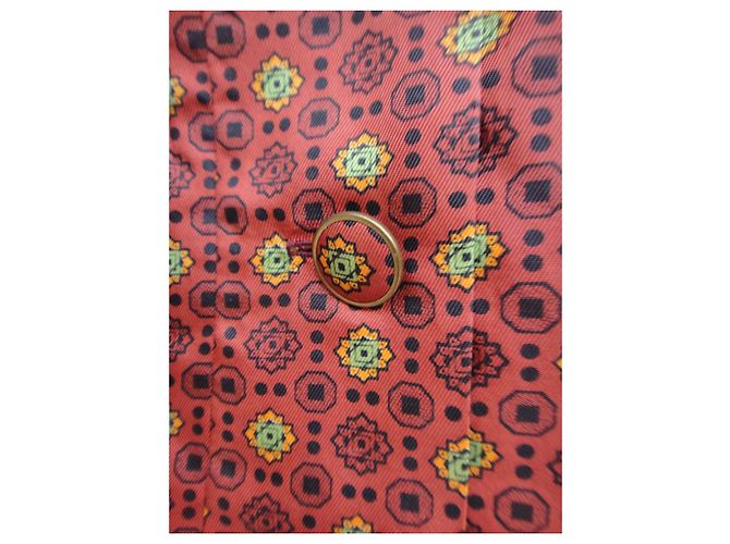 Autre Marque Mini Kleid Orange Synthetik Größe 38 - Ansicht 3