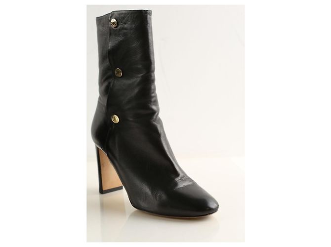 Jimmy Choo Botas de cuero negras Negro - vista 4