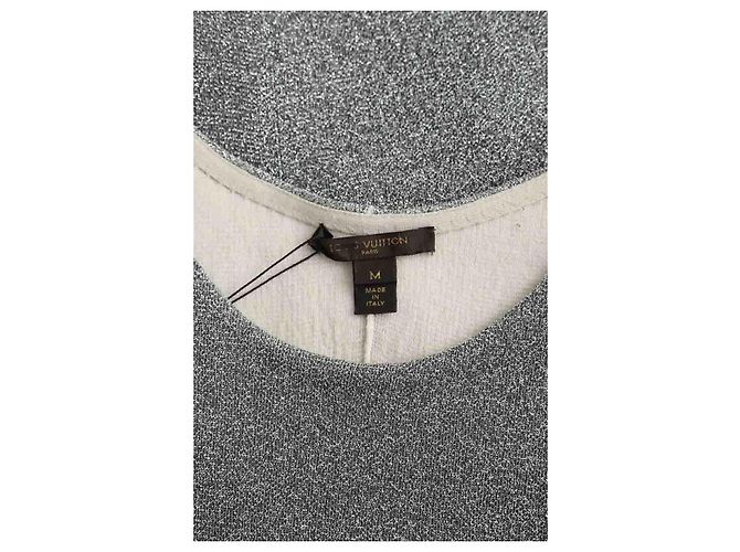 Louis Vuitton Top sin mangas plateado Plata - vista 5