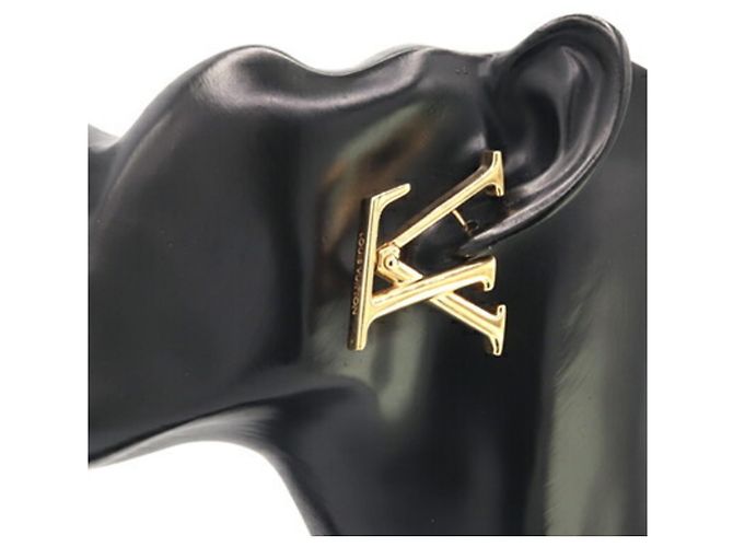 Orecchini in metallo dorato Louis Vuitton D'oro - vista 9