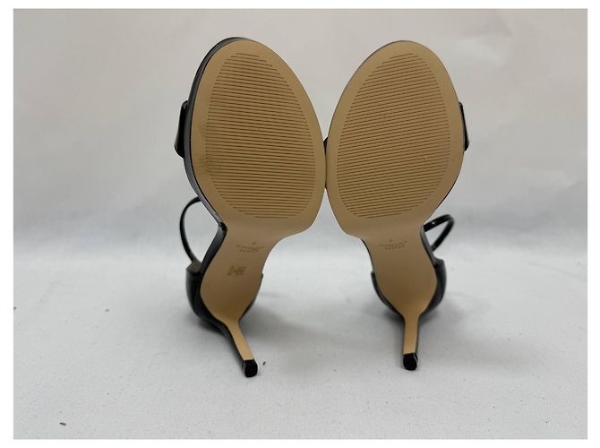 Sandali con piattaforma Nudist di Stuart Weitzman in pelle verniciata nera Nero - vista 20