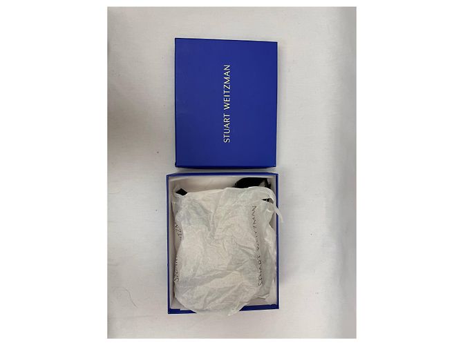Sandali con piattaforma Nudist di Stuart Weitzman in pelle verniciata nera Nero - vista 26