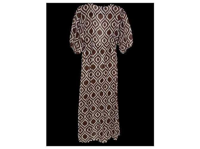 Autre Marque Saint Barth Bliss Abito da spiaggia lungo seta e cotone ikat Multicolore - vista 5