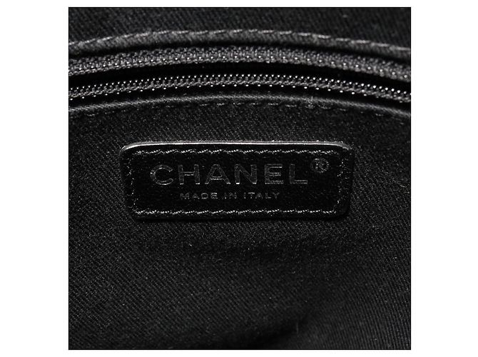 Chanel Matelassé Leder Tote Bag Blau - Ansicht 4