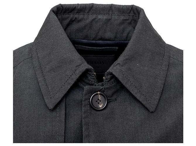 Trench corto Prada - '10s Grigio - vista 4