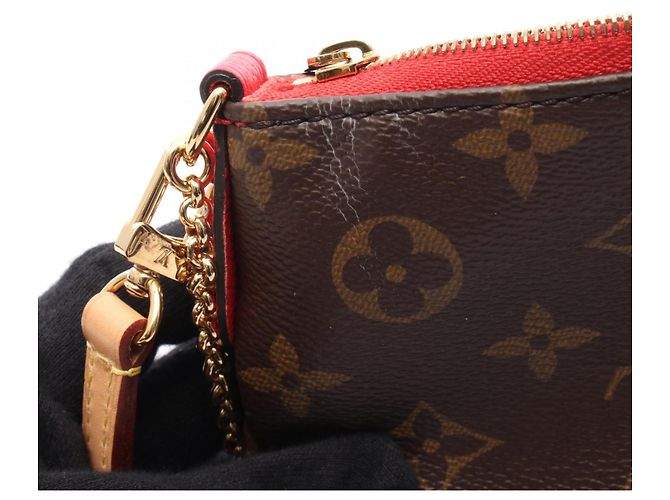 Borsa a mano Pallas Clutch Monogram Louis Vuitton Marrone - vista 2