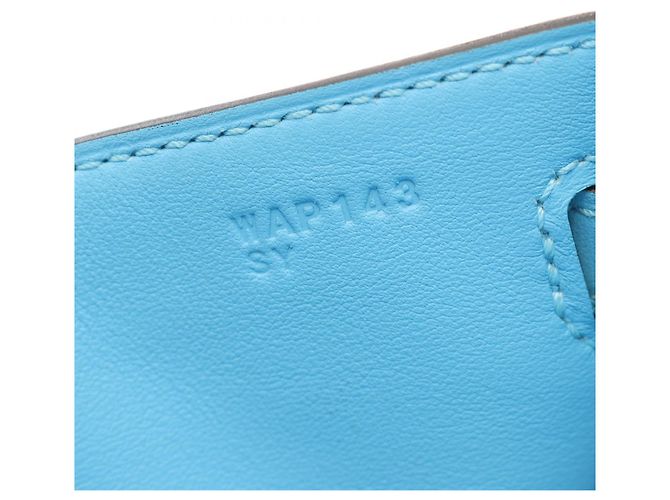 Hermès Zaino Kelly Jump blu Hermes - vista 4