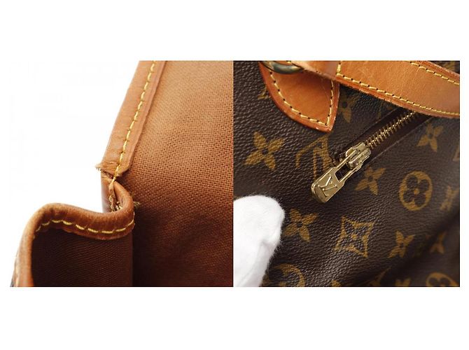 Borsa a Spalla Gibeciere MM Monogramma Louis Vuitton Marrone - vista 2