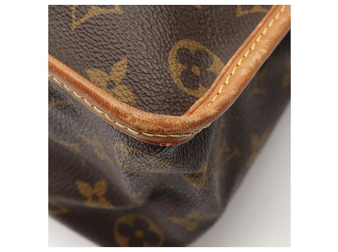 Borsa a Spalla Gibeciere MM Monogramma Louis Vuitton Marrone - vista 5