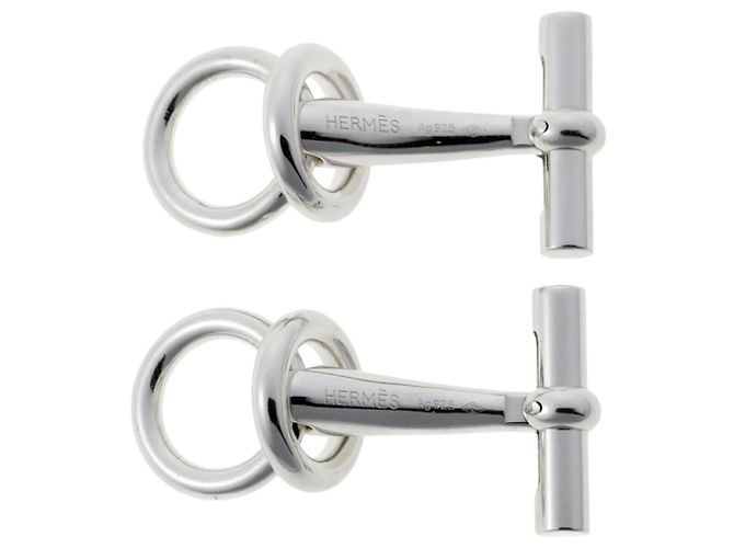 Hermès Hermes Chaine d'Ancre Cufflinks Silvery - view 3