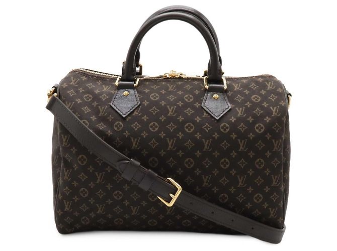 Borsa Louis Vuitton Monogram Idylle Speedy Bandoulière 30 Grigio antracite Monogramma - vista 2