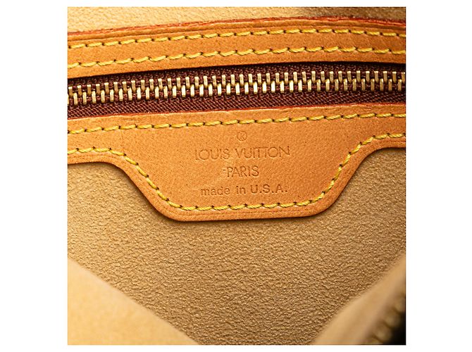 Louis Vuitton Looping GM Monogramma Marrone - vista 5