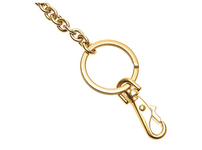 Céline Celine Silver Bicolor Leather Key Ring Coin Pouch Black Silvery - view 10