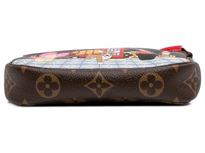 Mini Pochette Accessoires Vivienne Monograma Marrom Louis Vuitton em Londres - vista 3