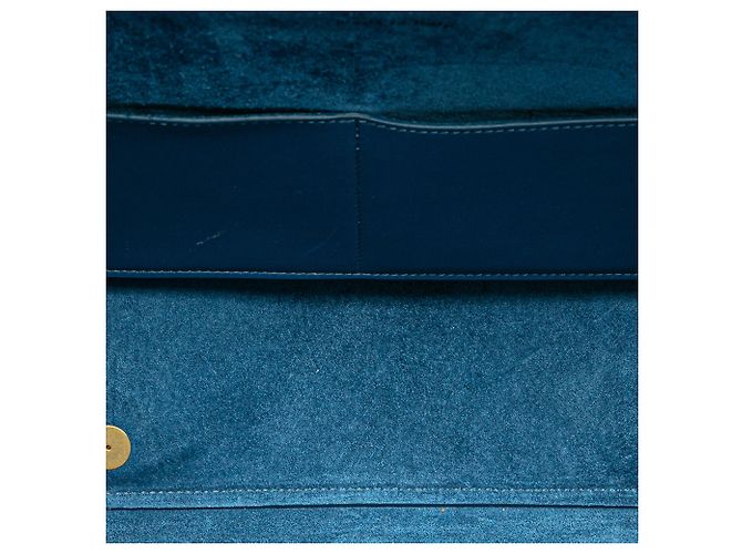 Belt Bag Céline Celine Blue Mini Tricolor Glattes Kalbsleder Gürteltasche Blau - Ansicht 4