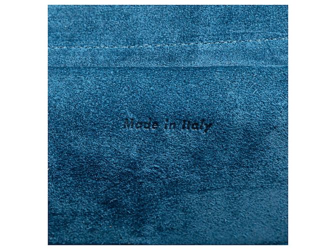 Belt Bag Céline Celine Blue Mini Tricolor Glattes Kalbsleder Gürteltasche Blau - Ansicht 7