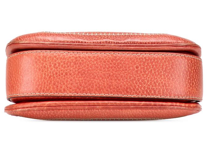 Bolsa de couro vermelho New Bamboo da Gucci - vista 3