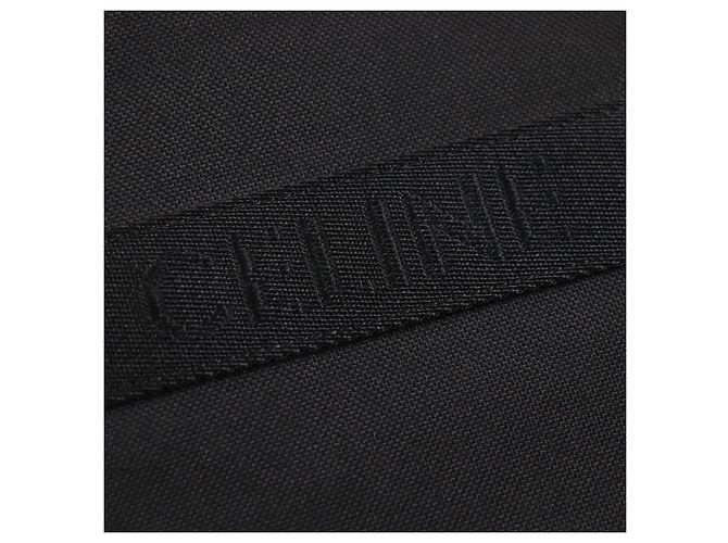 Céline Borsa Tote Verticale Hippo in Nylon da Trekking Celine Nero - vista 9