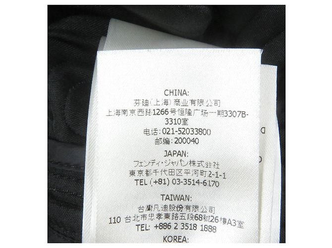 Chaqueta acolchada negra con logo FENDI MARC JACOBS Negro - vista 10