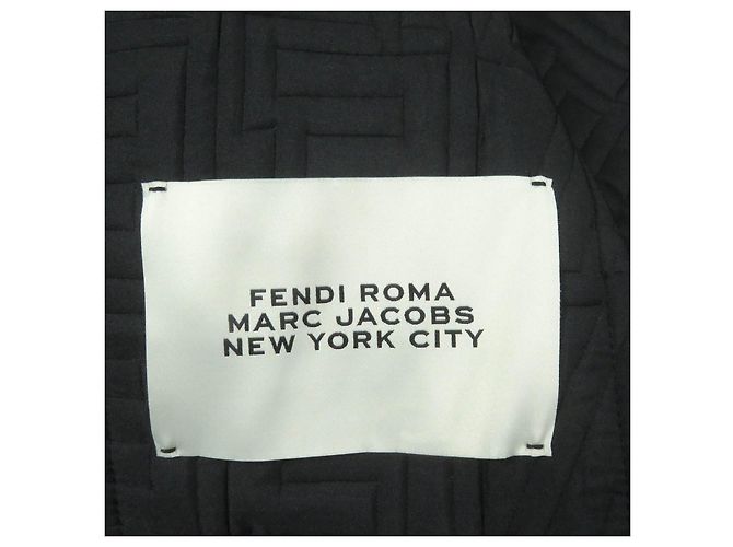 Chaqueta acolchada negra con logo FENDI MARC JACOBS Negro - vista 7