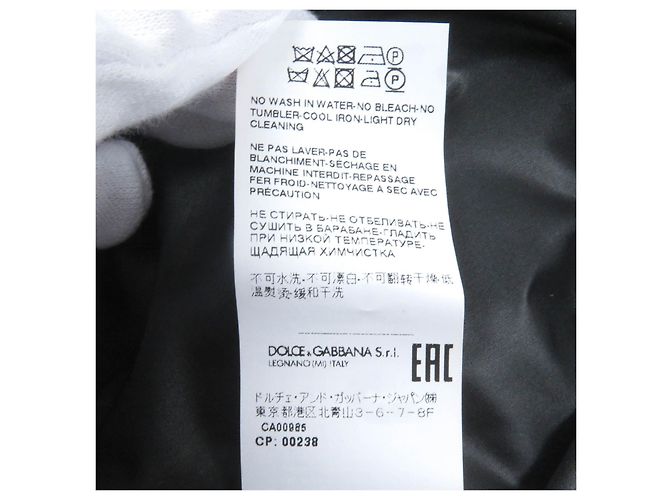 Chaleco de lana y nylon de Dolce & Gabbana Castaño Gris - vista 11