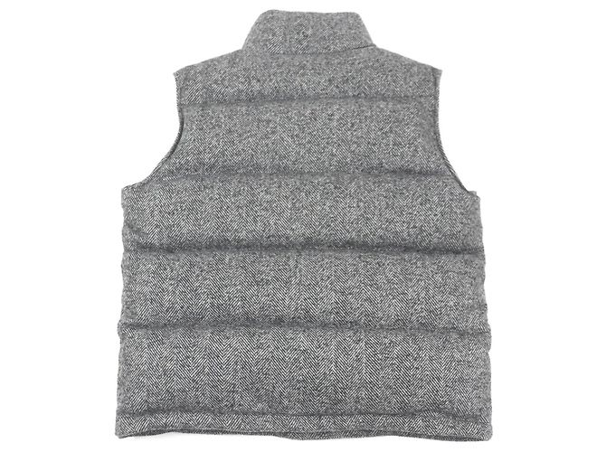Chaleco de lana y nylon de Dolce & Gabbana Castaño Gris - vista 4