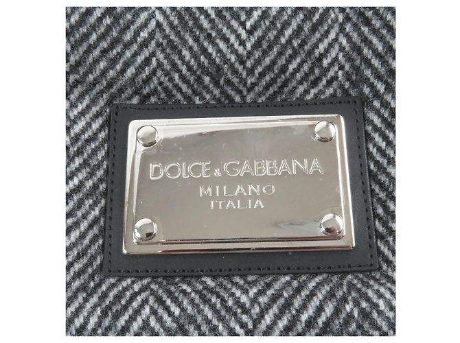 Chaleco de lana y nylon de Dolce & Gabbana Castaño Gris - vista 6