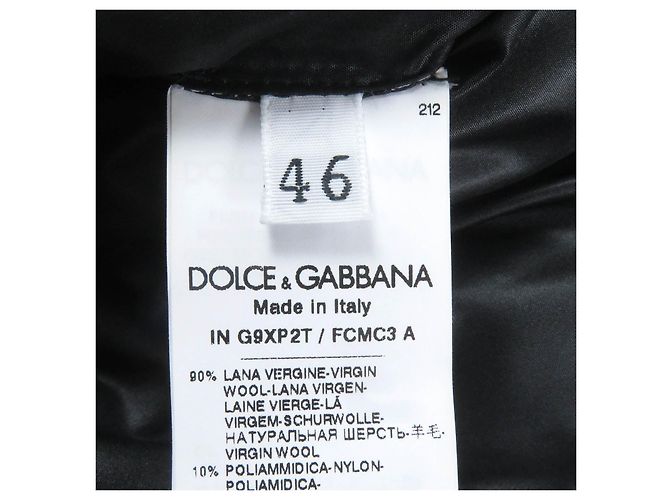 Chaleco de lana y nylon de Dolce & Gabbana Castaño Gris - vista 8
