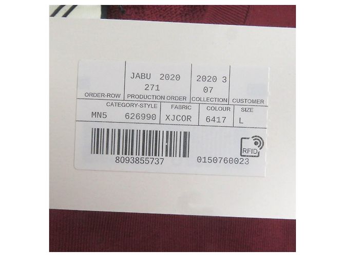 GUCCI Logo-Druck Sweatshirt mit Rundhalsausschnitt L Rot Bordeaux - Ansicht 9