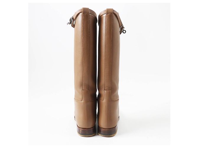 Hermès Hermes Kelly Metal Jumping Boots Brown - view 2