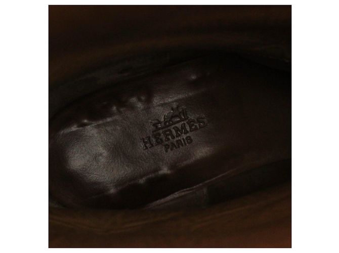 Hermès Hermes Kelly Metal Jumping Boots Brown - view 6