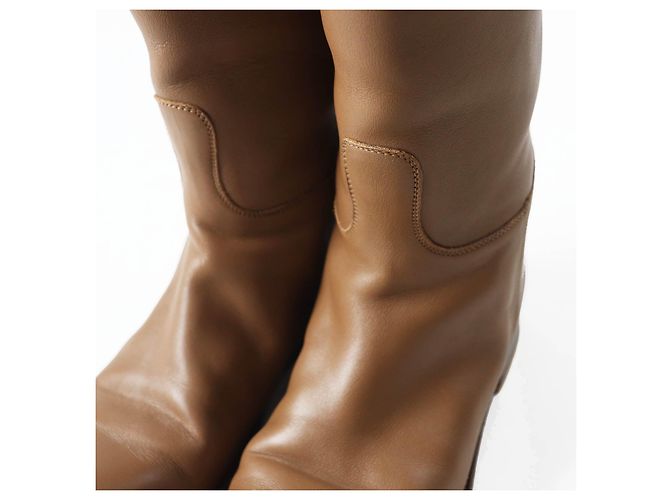 Hermès Hermes Kelly Metal Jumping Boots Brown - view 9