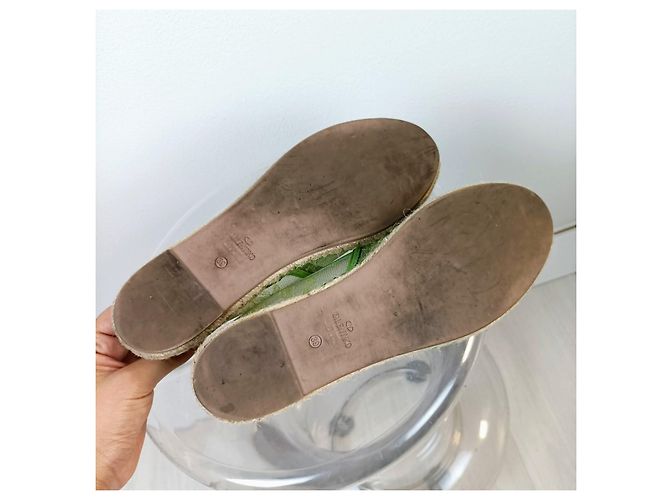 Valentino Garavani Valentino Spitzen-Espadrilles Grün - Ansicht 9